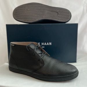 Cole Haan Men’s Pinch Weekender Chukka- Black leather size 11.5 men’s